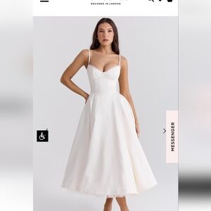 House of CB Mademoiselle Tulle Midi Dress